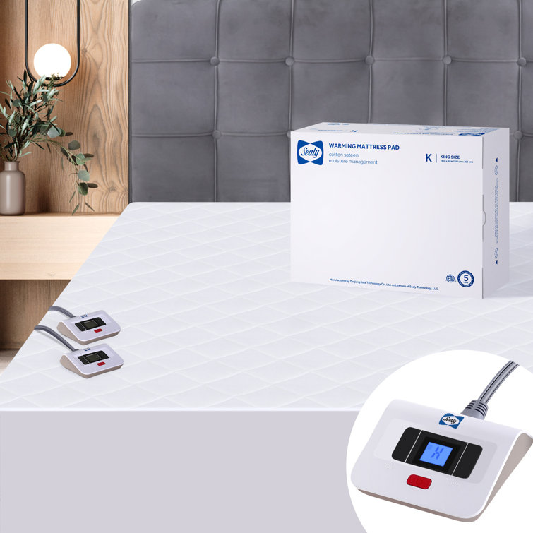 3 zone heated mattress best sale pad king